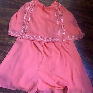 Peach Romper